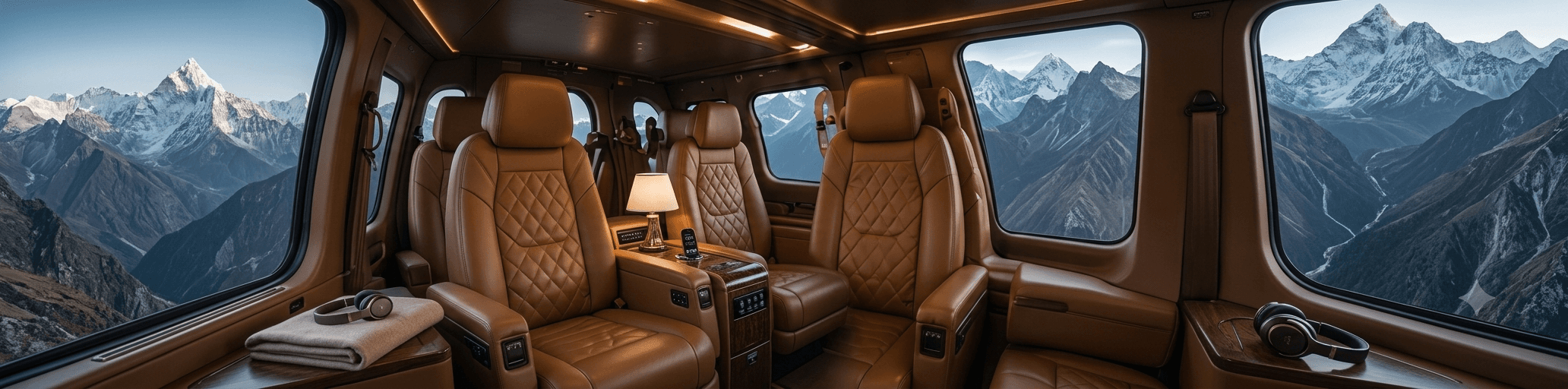 VAYA helicopter cabin interior